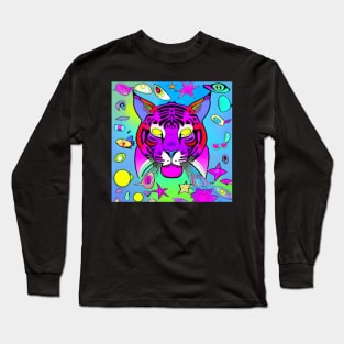 COSMIC CAT SET DESIGN Long Sleeve T-Shirt